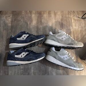 Saucony navy and gray shadow 5000 sneakers